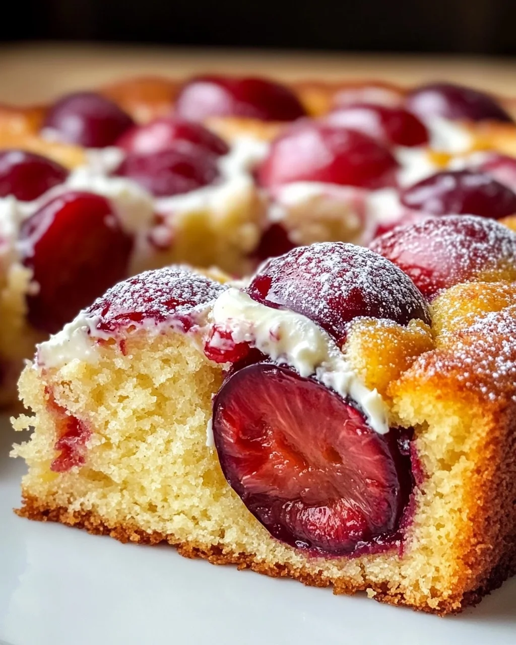 Pflaumenkuchen mit Schmand