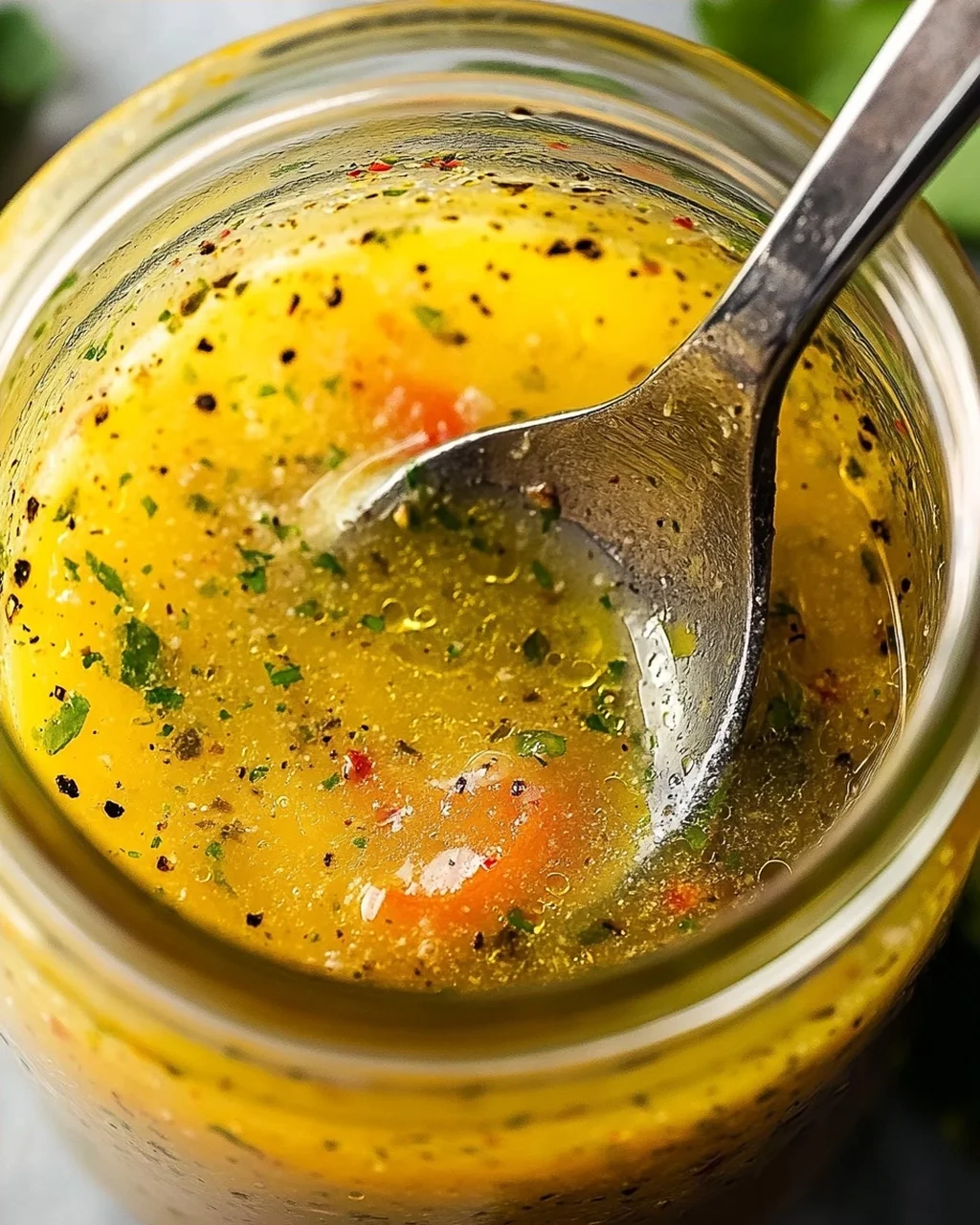 Pikantes Italienisches Salatdressing (mit Apfelessig)