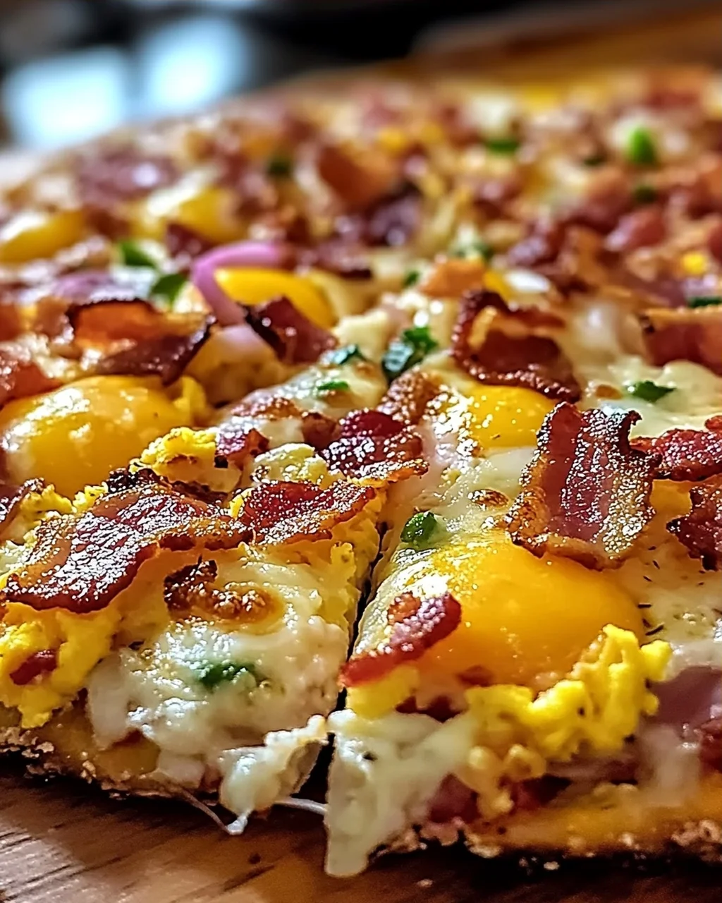 Pizza und Rösti-Kruste für ein Frühstücksvergnügen