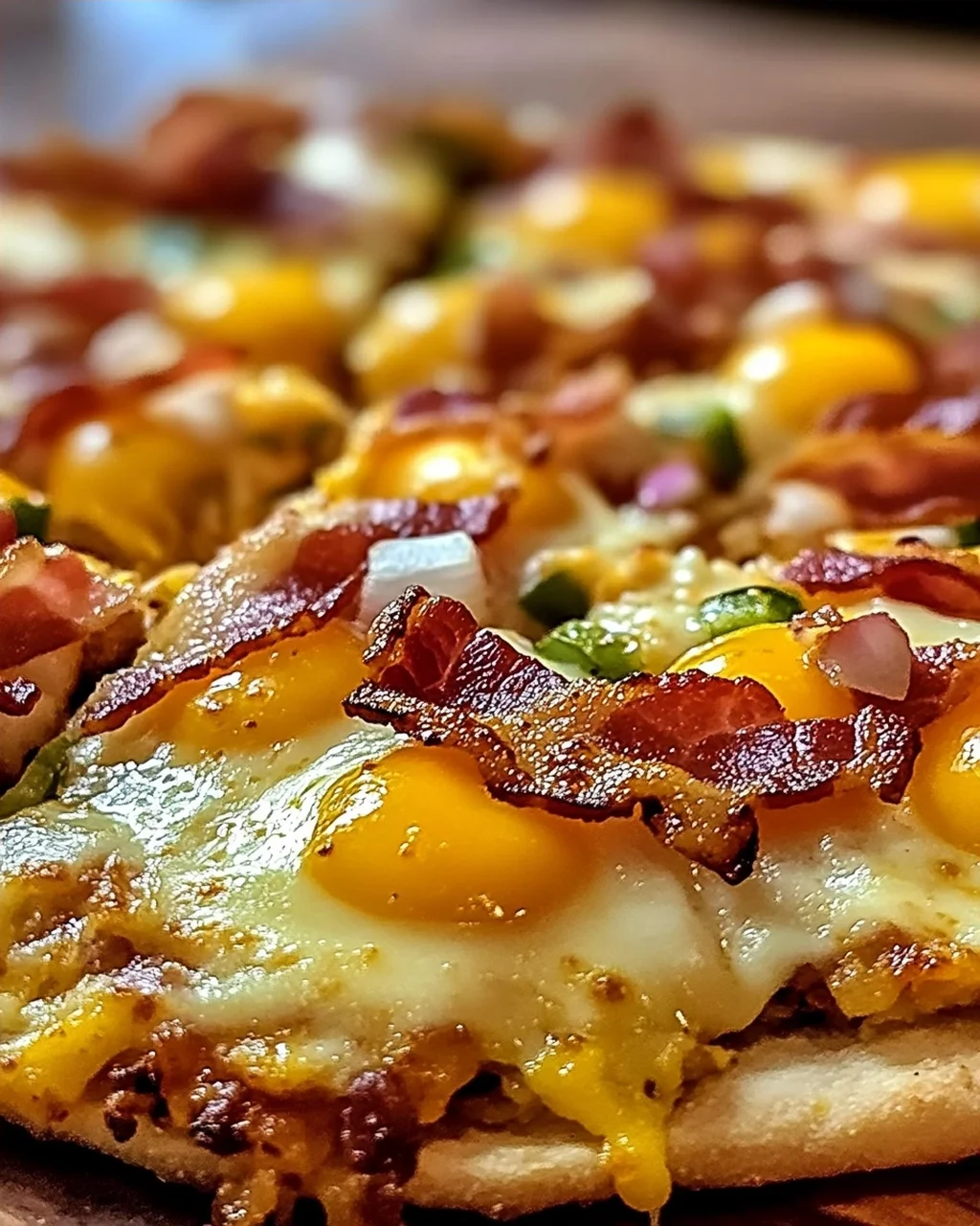 Pizza und Rösti-Kruste für ein Frühstücksvergnügen