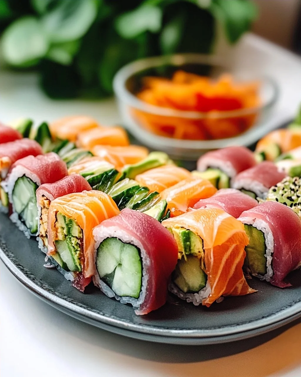 Reispapier Frühlingsrollen – Sushi-Style Rolle einfach & lecker