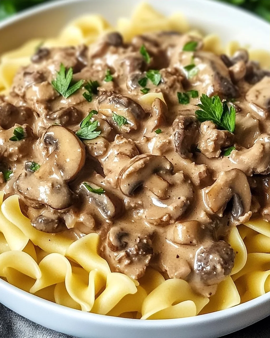 Rindfleisch Stroganoff für dein ideales Familienessen