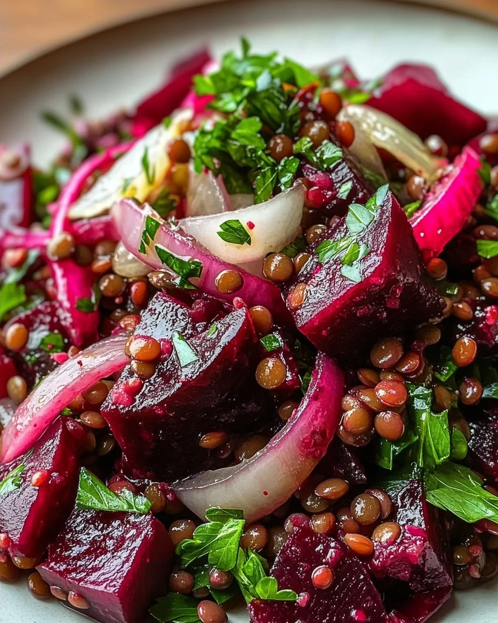 Rote Bete Linsen Salat: Einfaches Rezept für gesunden Genuss