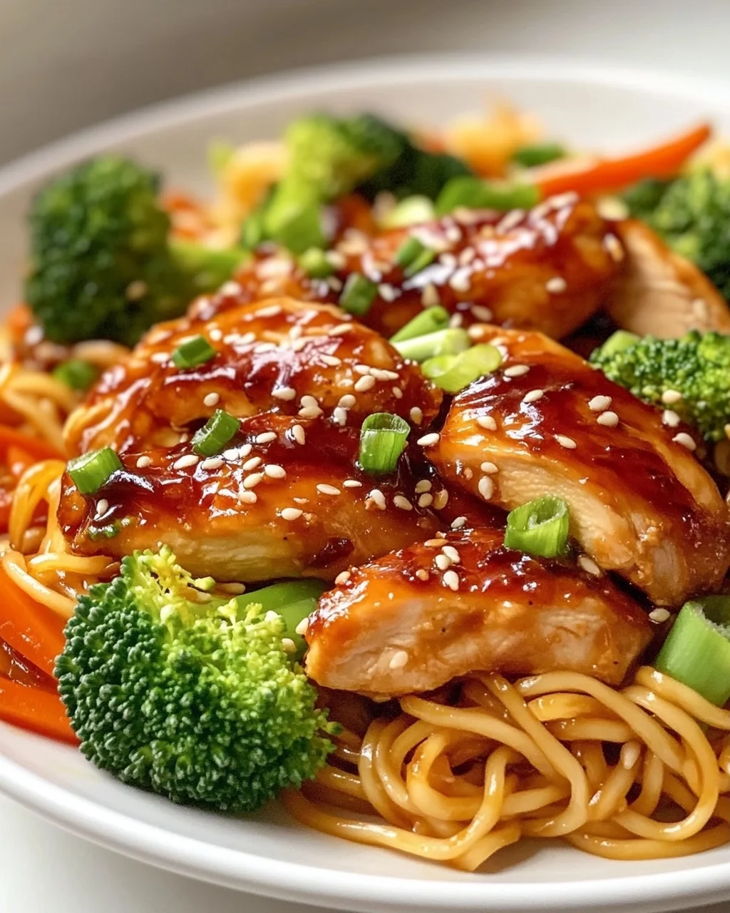 Sticky Garlic Chicken Noodles – Das ultimative Rezept!