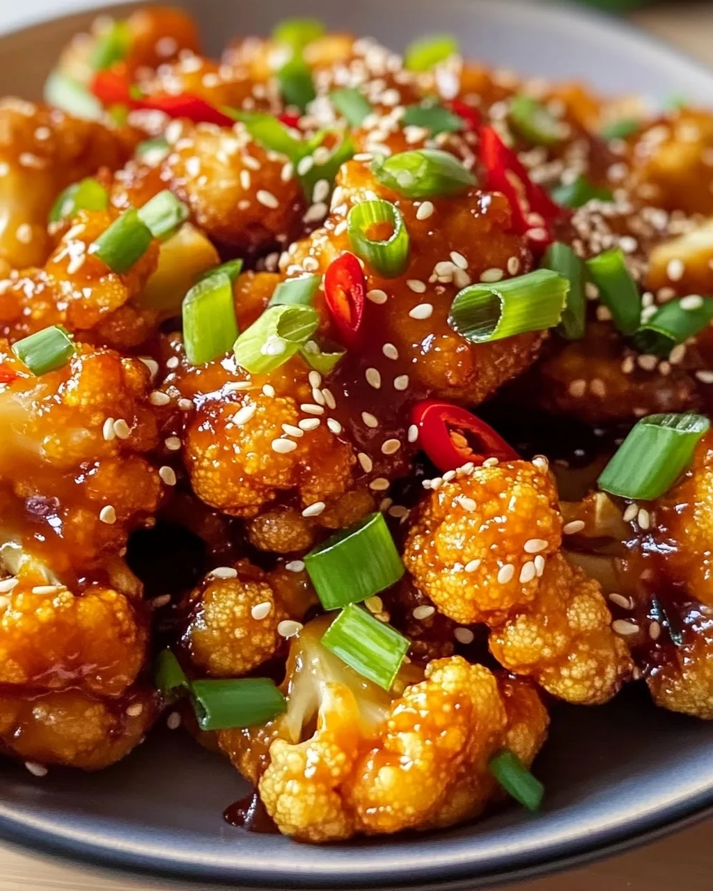 Sticky Sesame Cauliflower