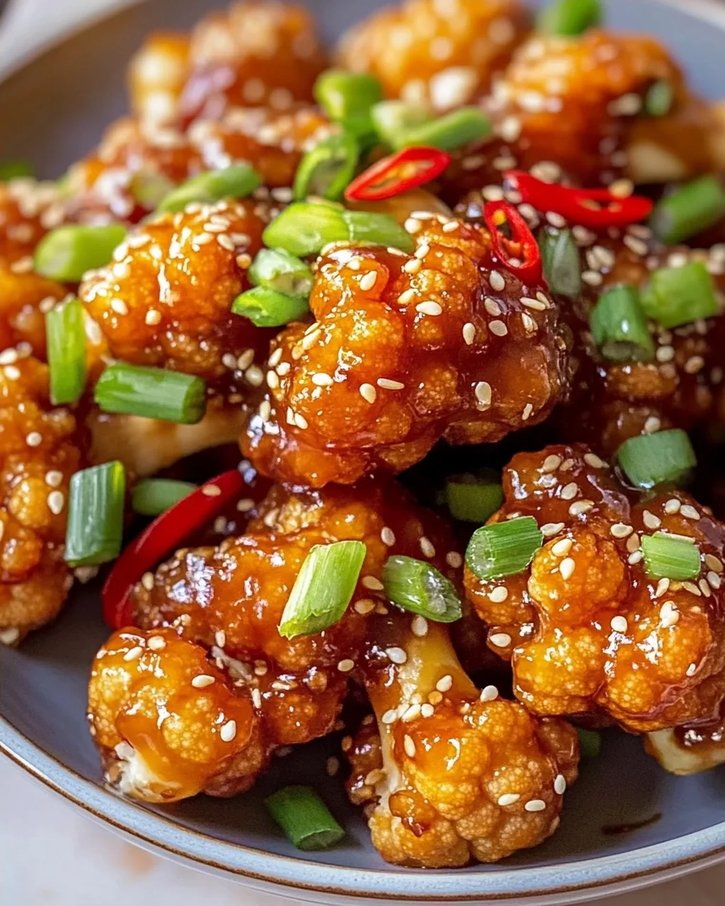 Sticky Sesame Cauliflower