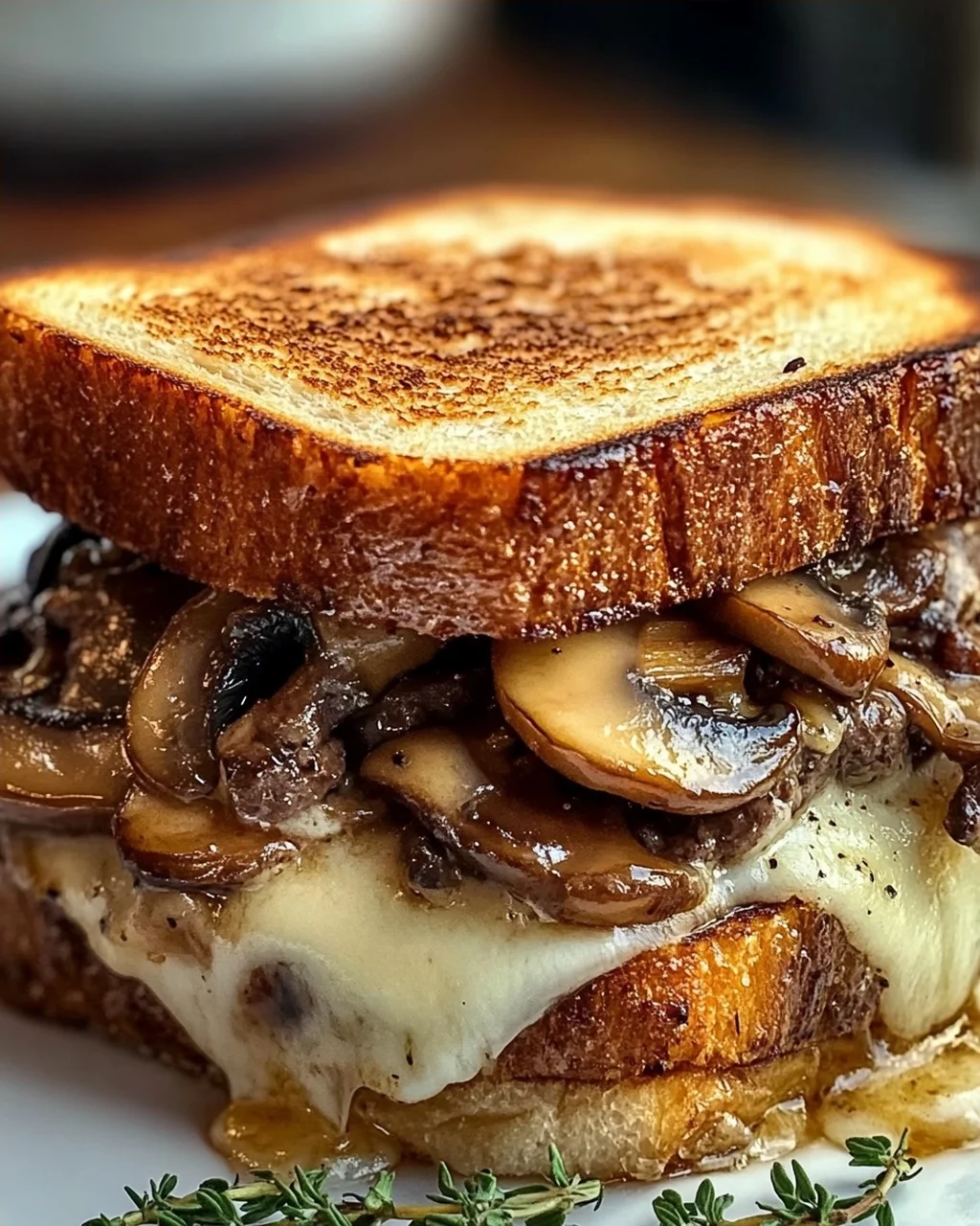 Swiss Mushroom Melt Sandwich: Das ultimative Rezept erleben!