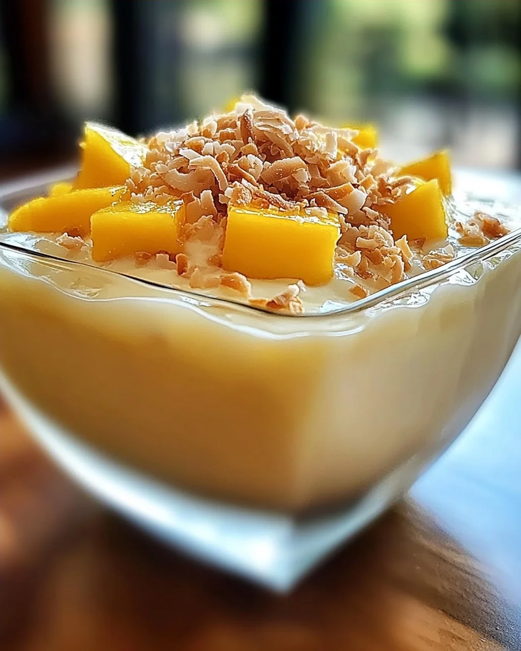 Thailändischer Kokosnuss-Pudding: Cremig und Lecker
