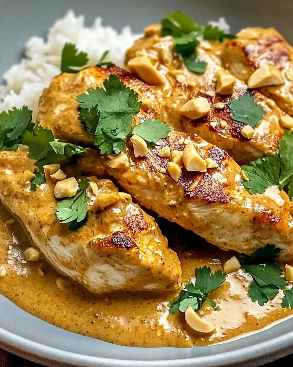 Unwiderstehliches Thai-Erdnuss-Hühnchen in 30 Min