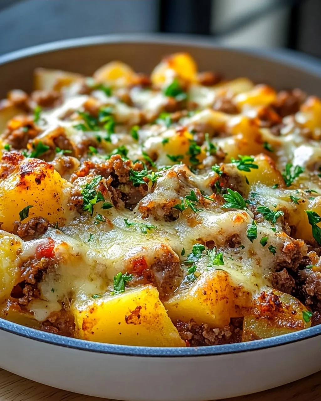 Würzige Hackfleisch-Kartoffel-Pfanne