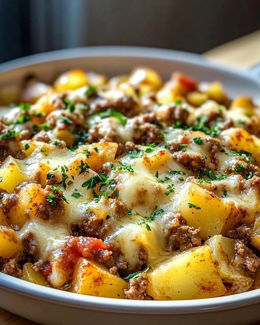 Würzige Hackfleisch-Kartoffel-Pfanne