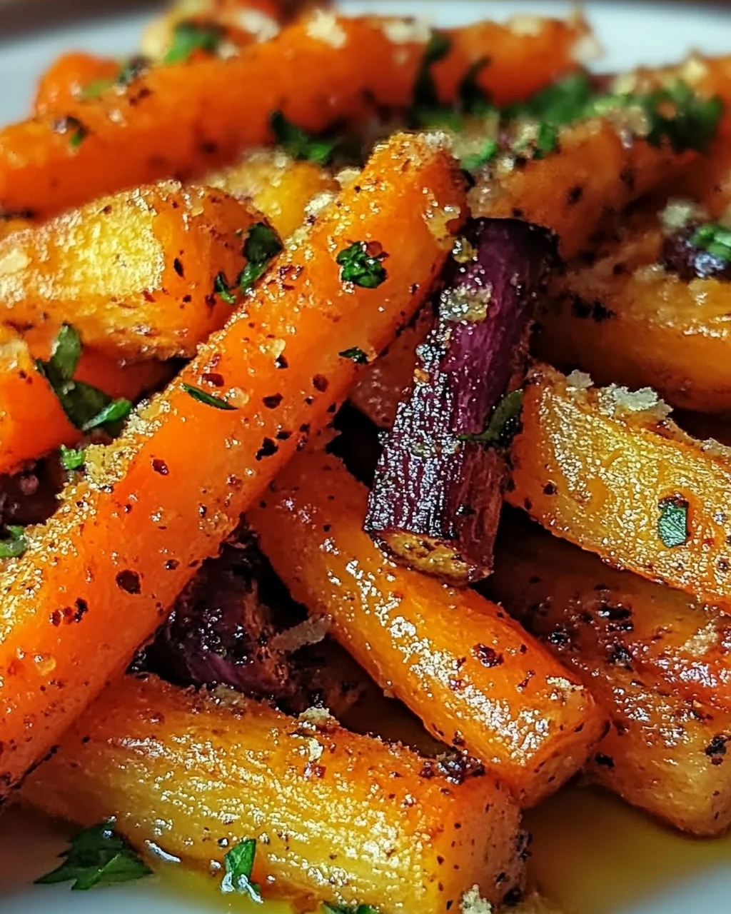 Zerschlagene Karotten: Knusprig und Gesund genießen
