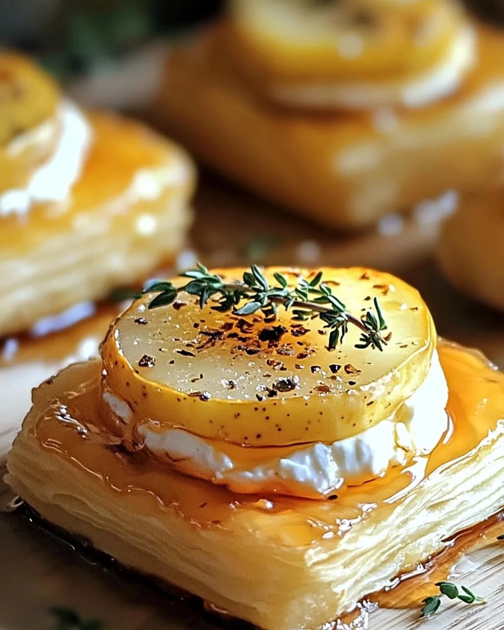 Ziegenkäse und Honig Häppchen für besondere Anlässe